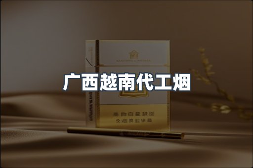 广西越南代工烟